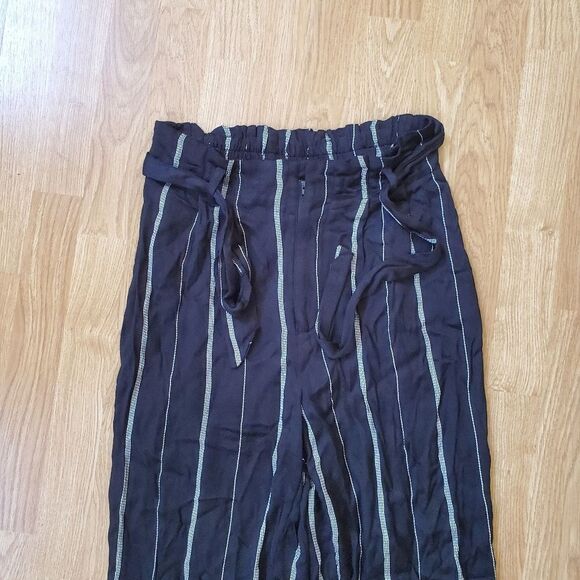 Ten Sixty Sherman Paperbag Tie Waist Pants - size Small in Black - Picture 6 of 15